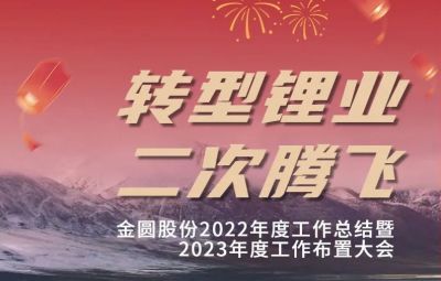 金圓頭條 | 金圓股份2022年度工作總結(jié)暨2023年度工作布置大會(huì)圓滿召開！